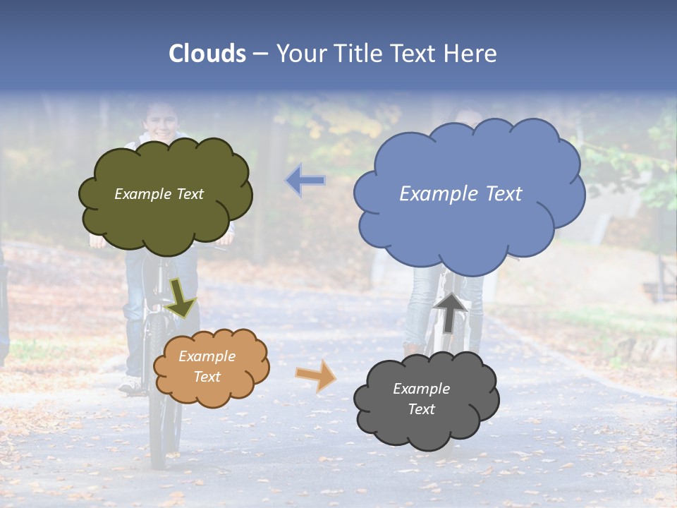 Cycling Fall Boy PowerPoint Template