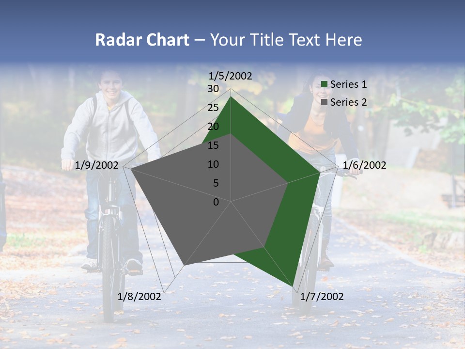 Cycling Fall Boy PowerPoint Template