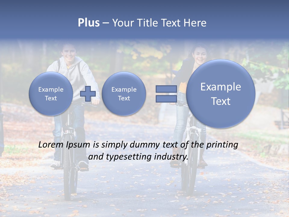 Cycling Fall Boy PowerPoint Template