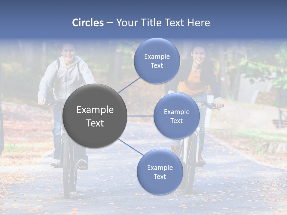 Cycling Fall Boy PowerPoint Template