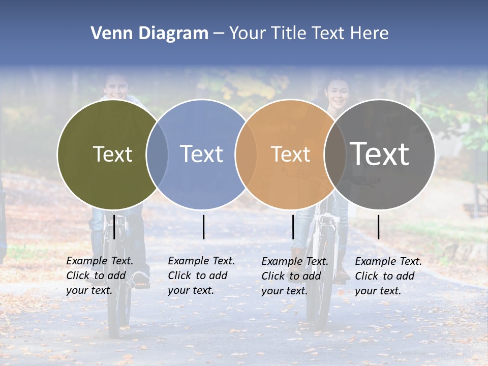 Cycling Fall Boy PowerPoint Template