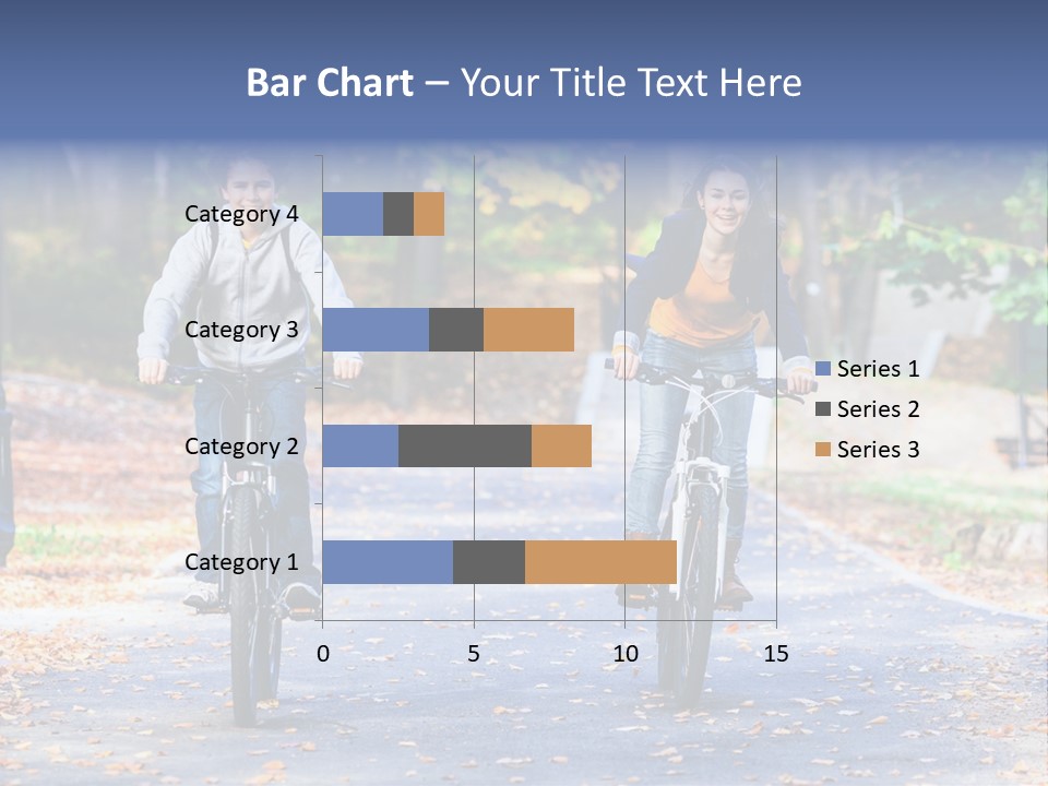 Cycling Fall Boy PowerPoint Template