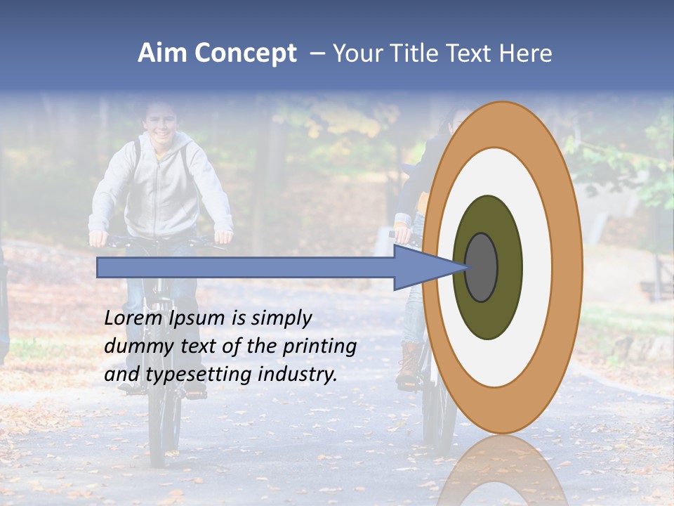 Cycling Fall Boy PowerPoint Template