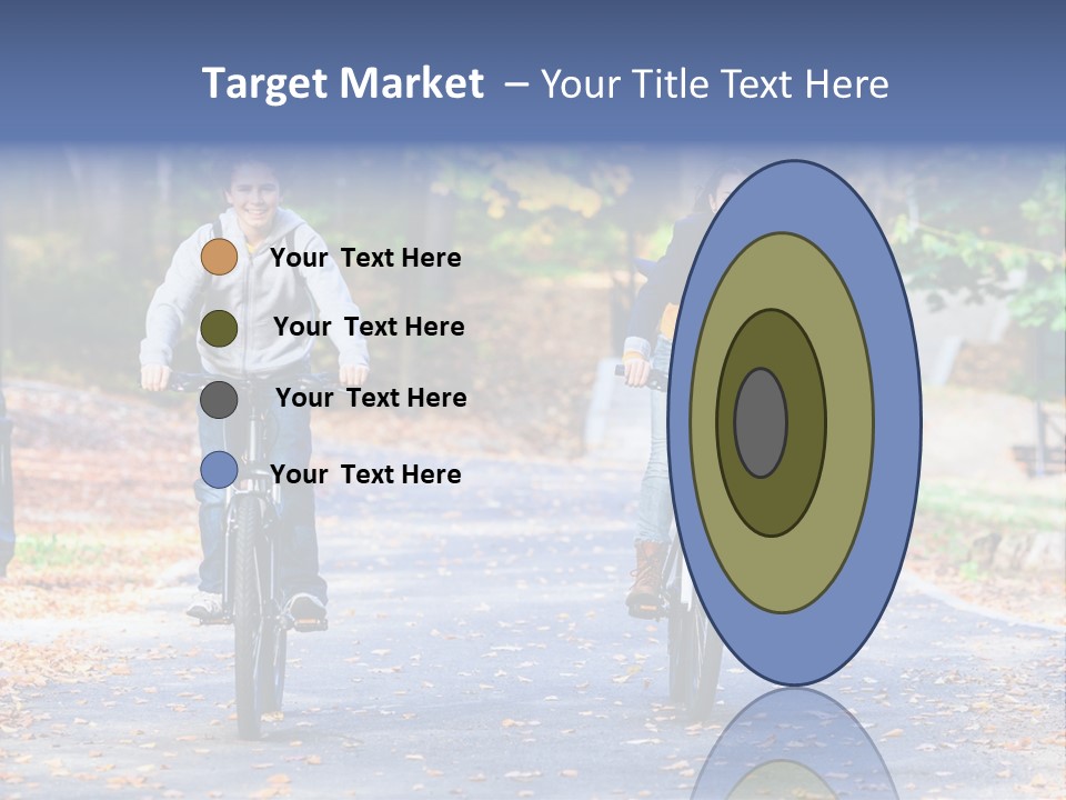 Cycling Fall Boy PowerPoint Template