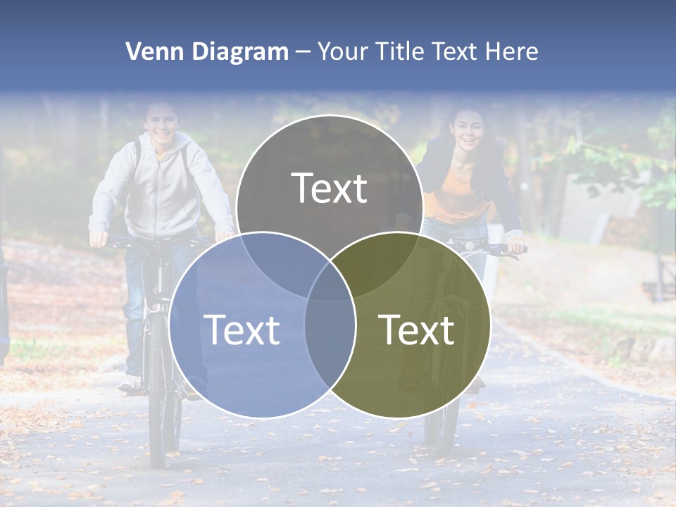 Cycling Fall Boy PowerPoint Template