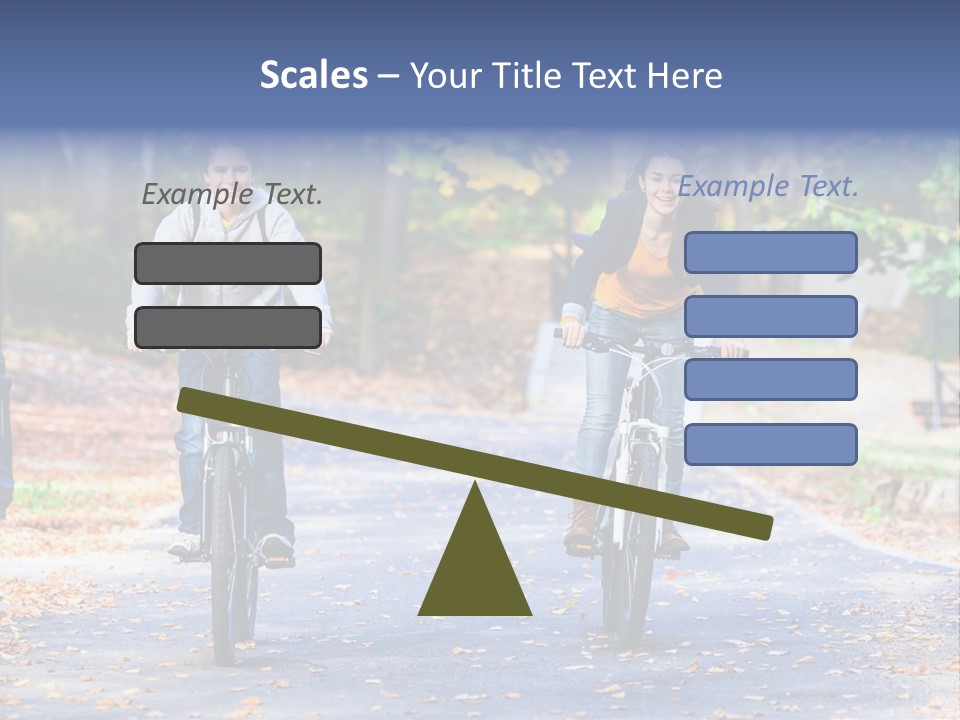 Cycling Fall Boy PowerPoint Template
