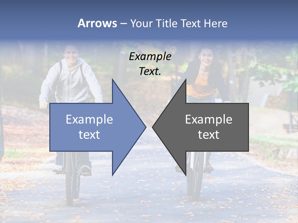 Cycling Fall Boy PowerPoint Template