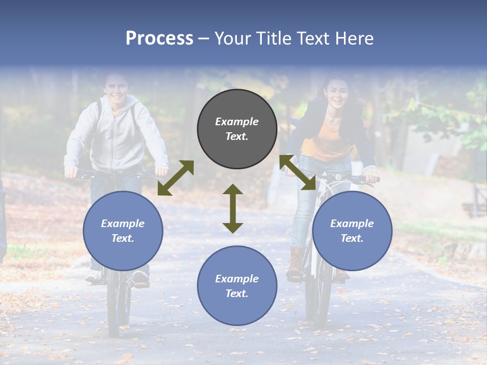 Cycling Fall Boy PowerPoint Template