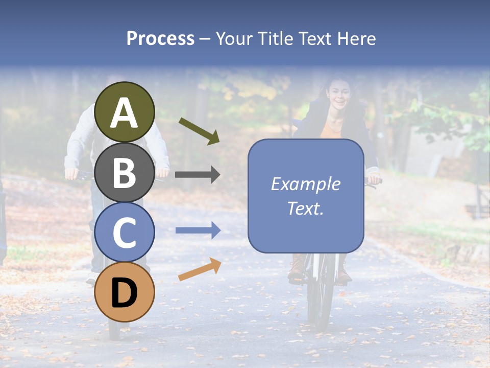 Cycling Fall Boy PowerPoint Template
