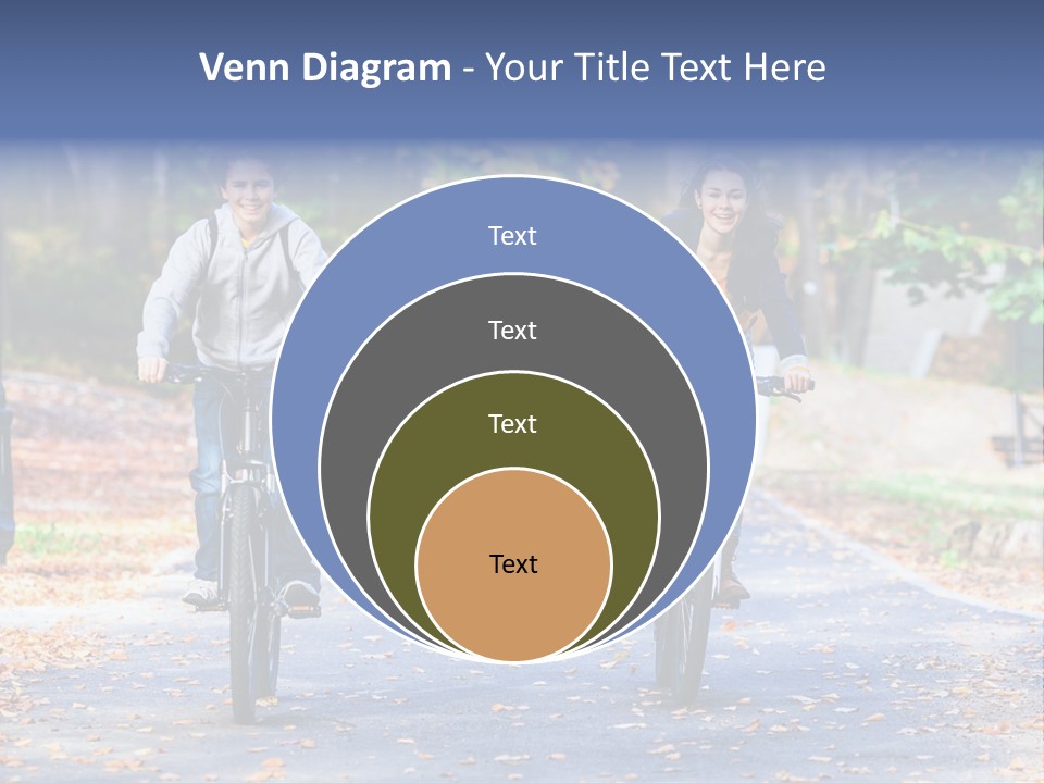 Cycling Fall Boy PowerPoint Template