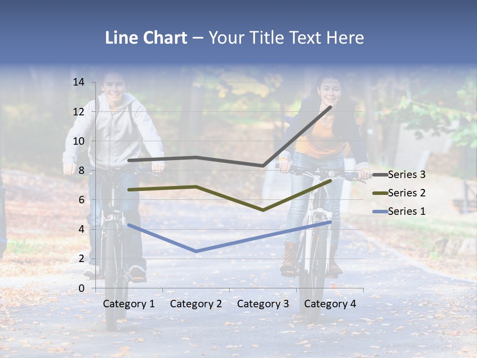 Cycling Fall Boy PowerPoint Template