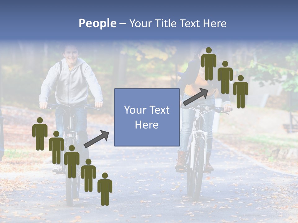 Cycling Fall Boy PowerPoint Template