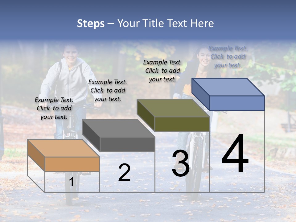 Cycling Fall Boy PowerPoint Template