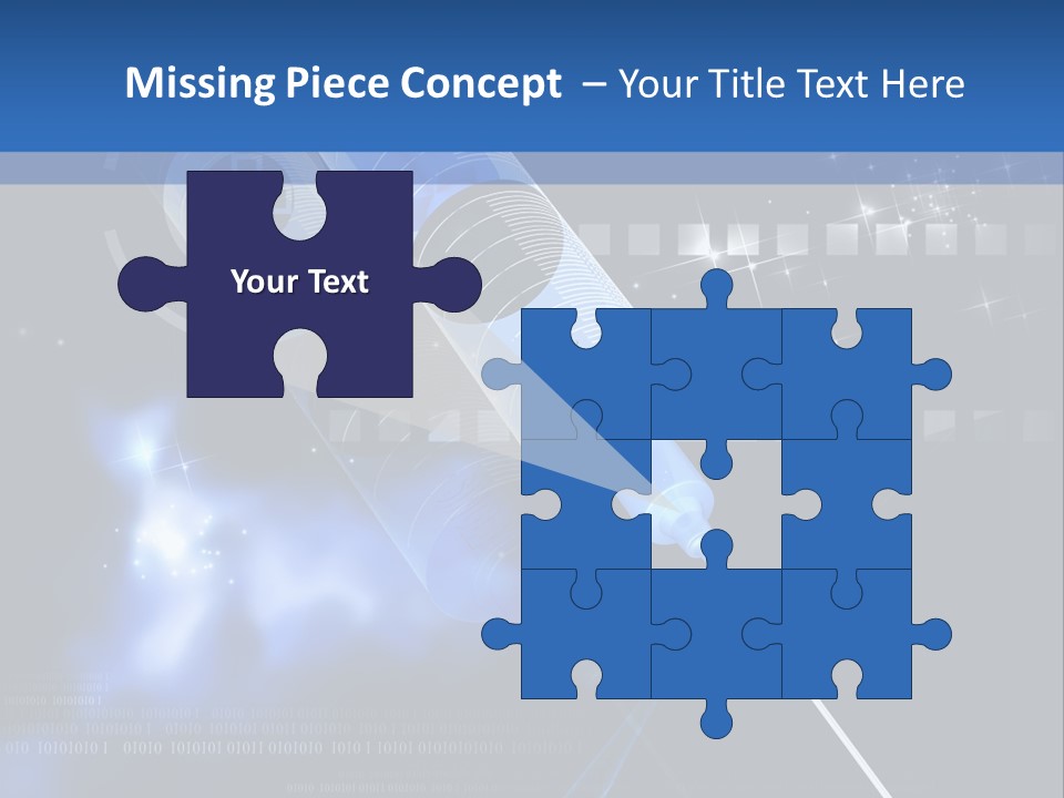 Syringe Effect Needle PowerPoint Template