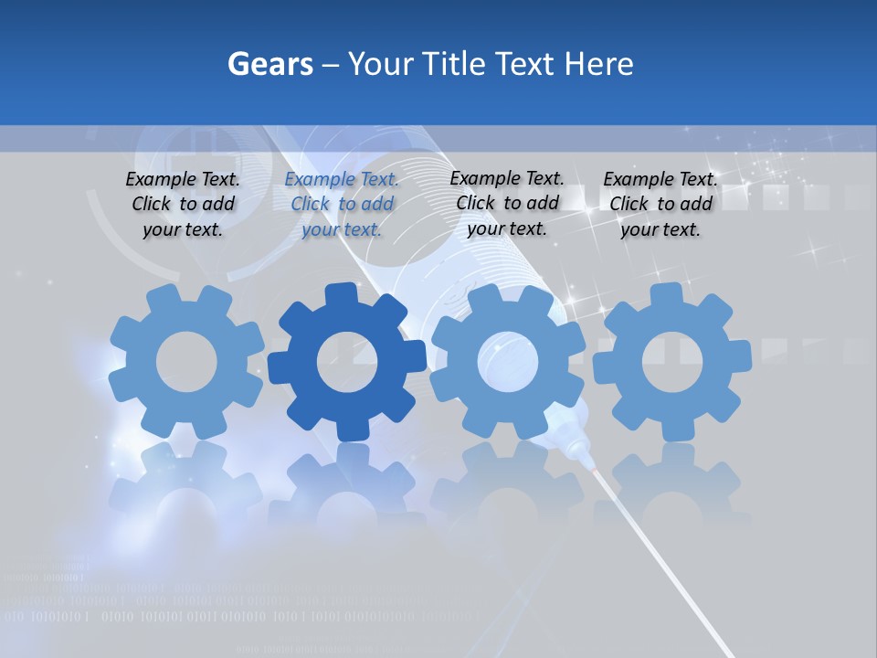 Syringe Effect Needle PowerPoint Template