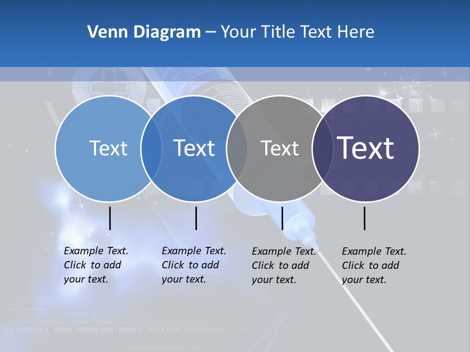 Syringe Effect Needle PowerPoint Template
