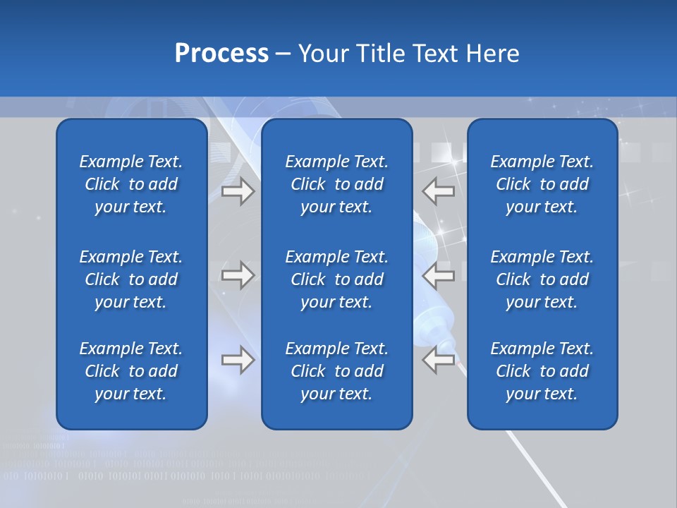 Syringe Effect Needle PowerPoint Template