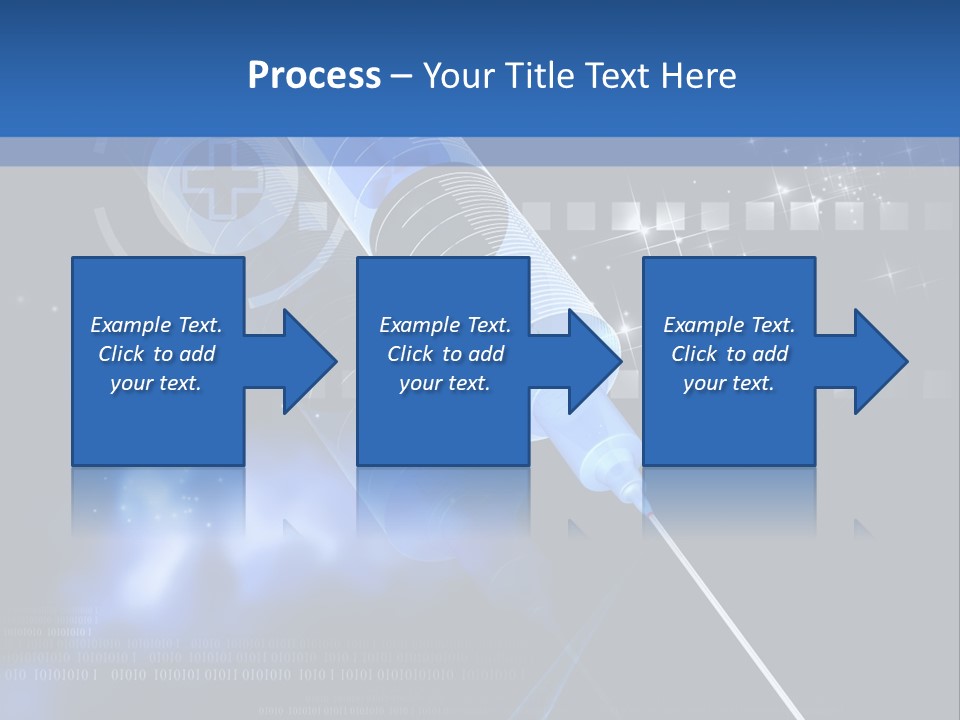 Syringe Effect Needle PowerPoint Template