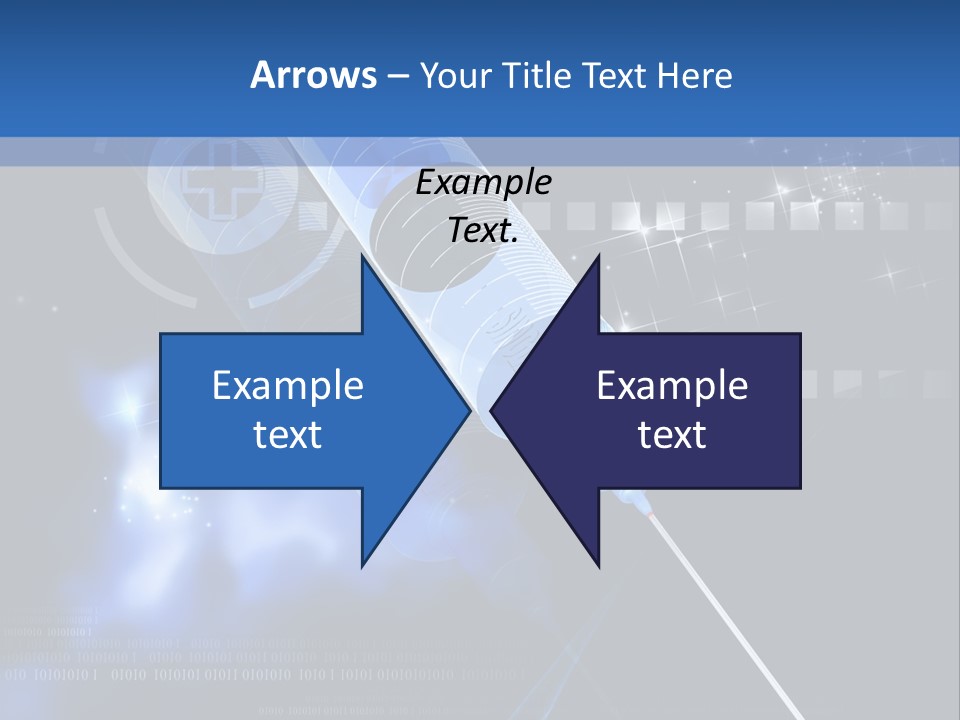 Syringe Effect Needle PowerPoint Template
