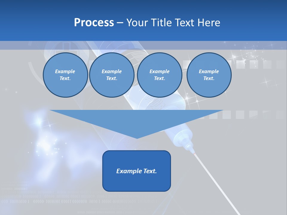 Syringe Effect Needle PowerPoint Template