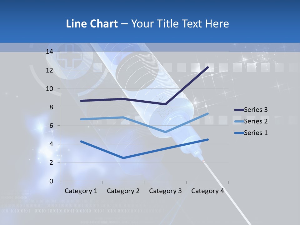 Syringe Effect Needle PowerPoint Template