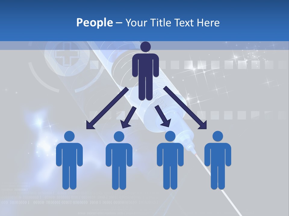 Syringe Effect Needle PowerPoint Template