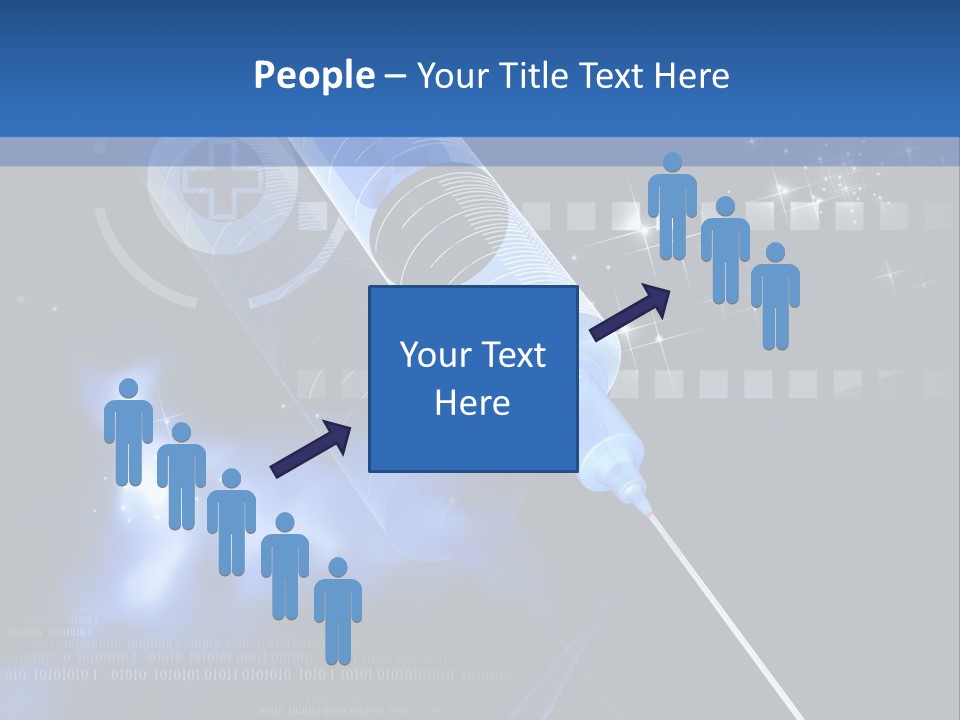 Syringe Effect Needle PowerPoint Template