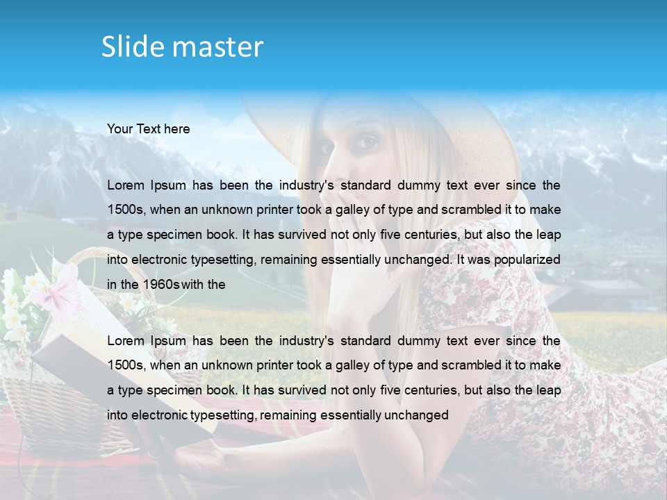 Rest Air Reading PowerPoint Template