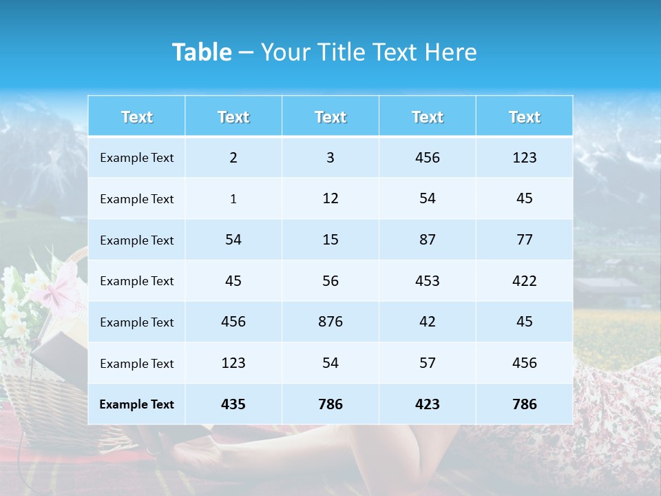 Rest Air Reading PowerPoint Template