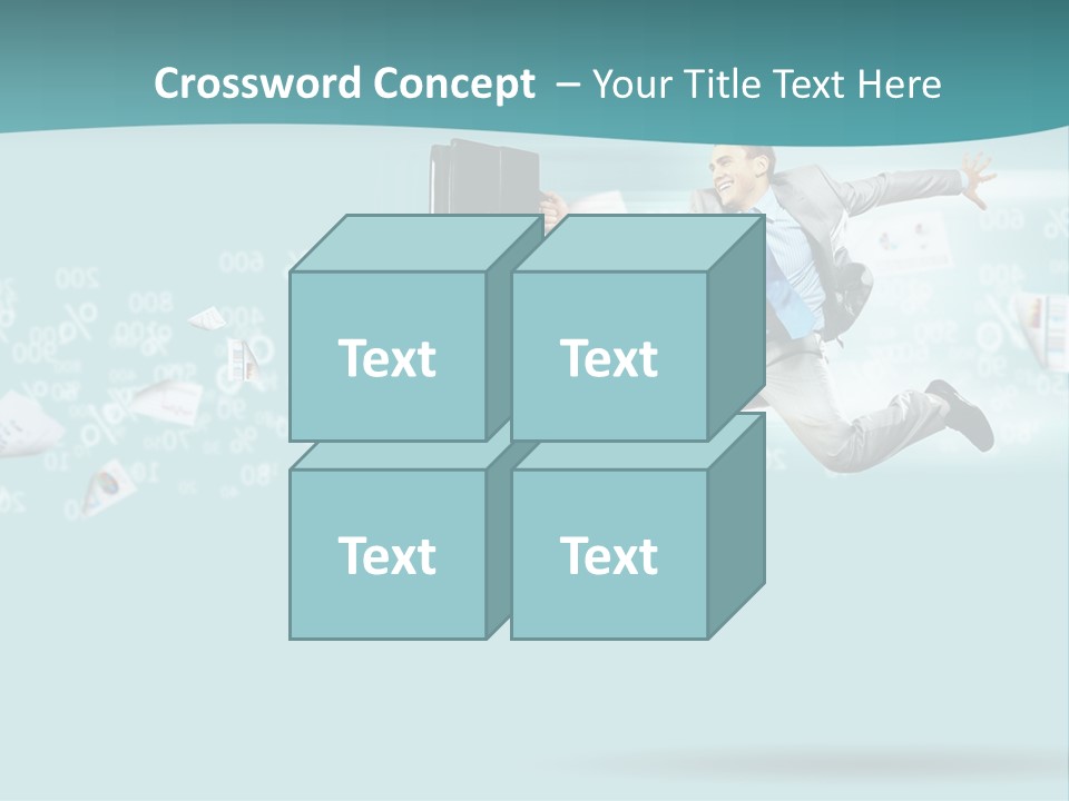 Paper Executive Economic PowerPoint Template