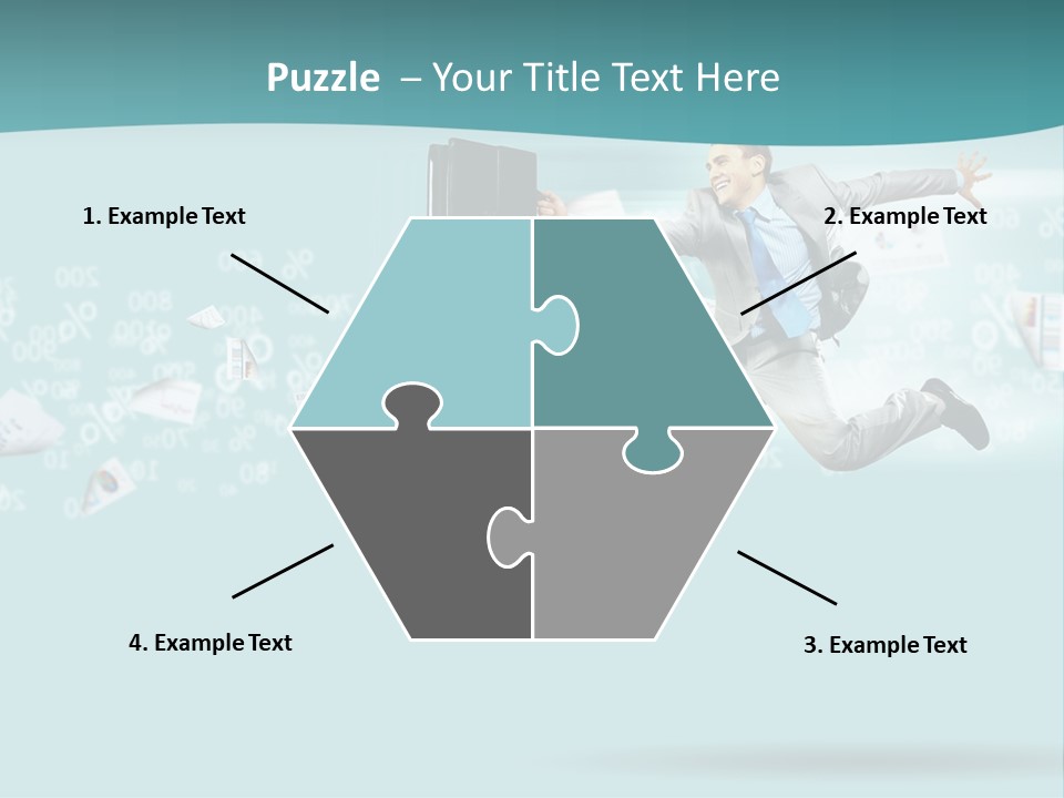 Paper Executive Economic PowerPoint Template
