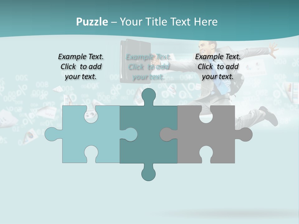 Paper Executive Economic PowerPoint Template