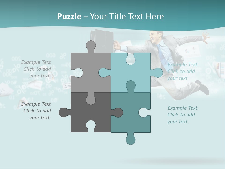 Paper Executive Economic PowerPoint Template