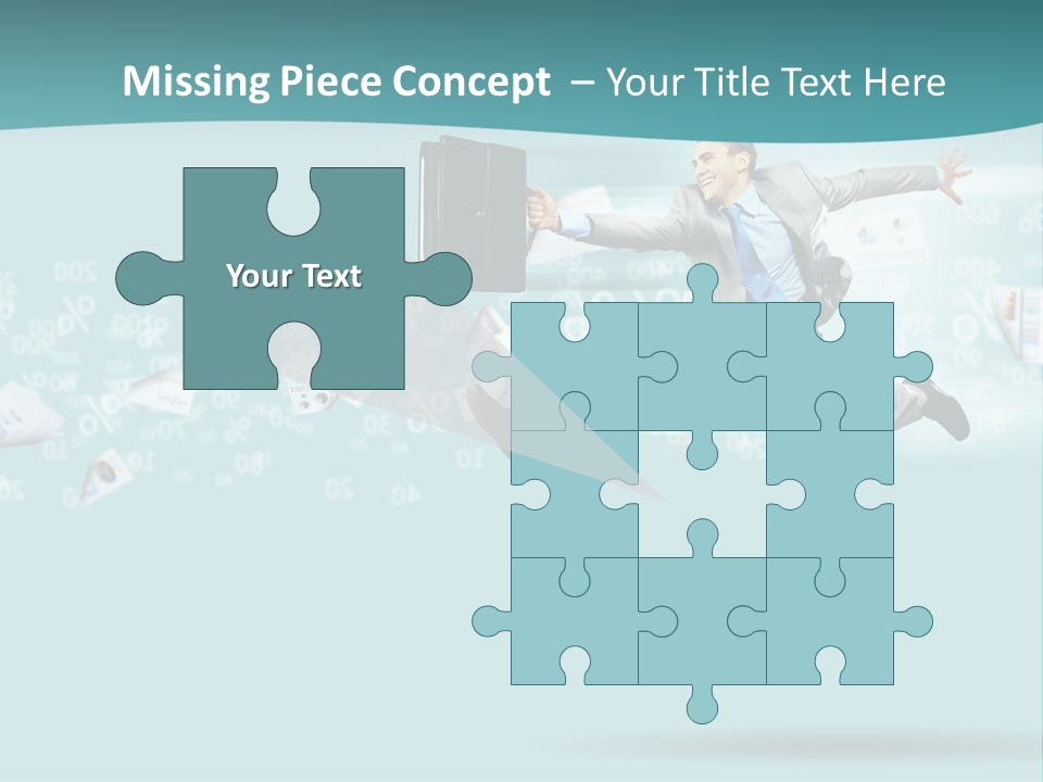 Paper Executive Economic PowerPoint Template