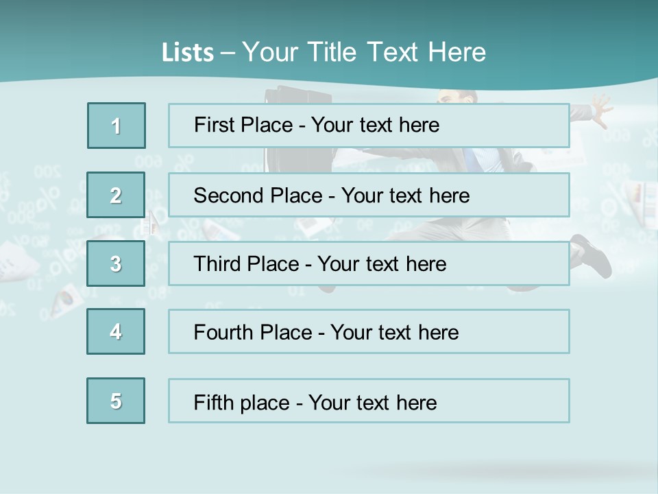 Paper Executive Economic PowerPoint Template