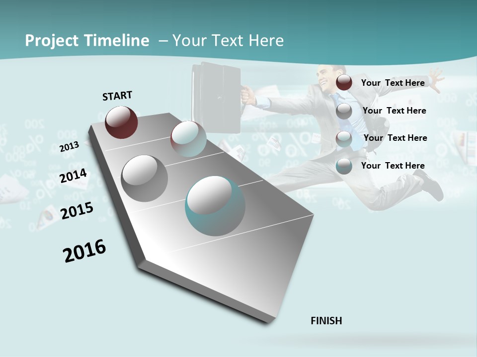 Paper Executive Economic PowerPoint Template