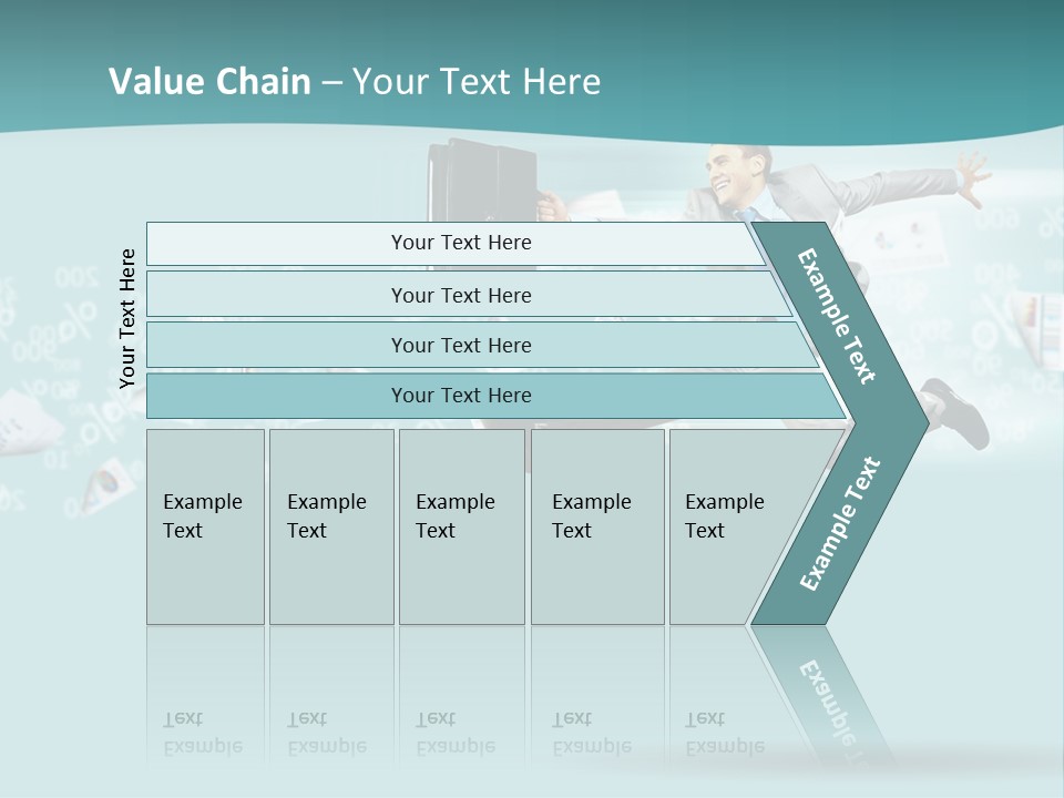 Paper Executive Economic PowerPoint Template