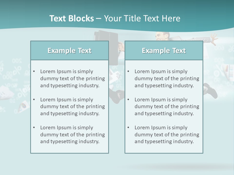 Paper Executive Economic PowerPoint Template
