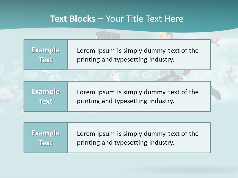 Paper Executive Economic PowerPoint Template