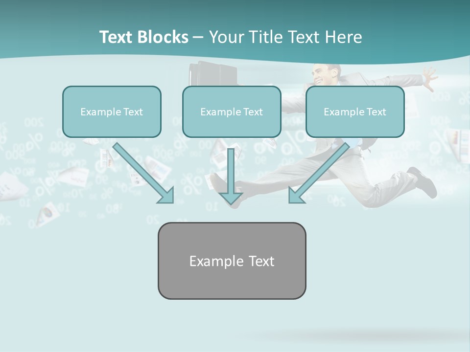 Paper Executive Economic PowerPoint Template
