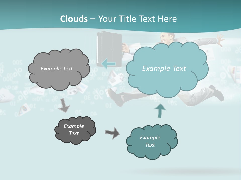 Paper Executive Economic PowerPoint Template