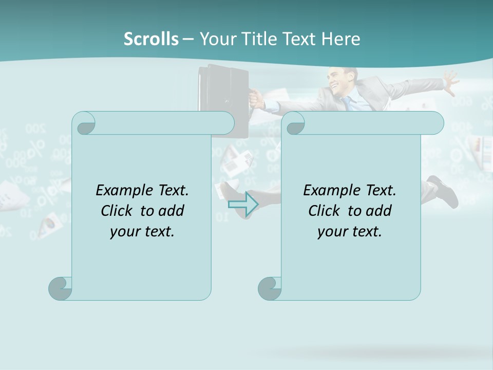 Paper Executive Economic PowerPoint Template