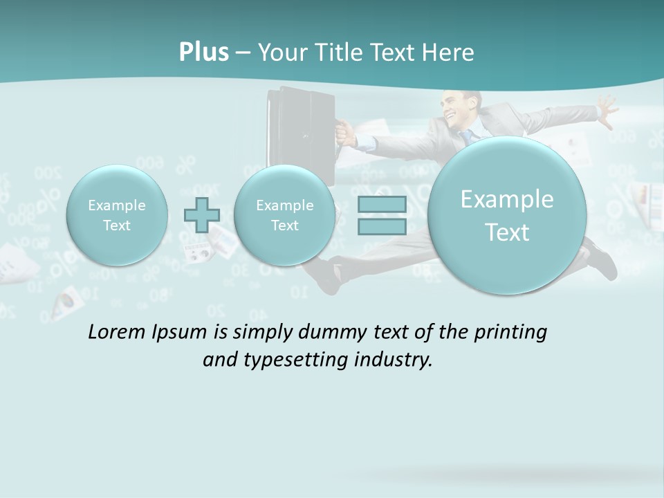 Paper Executive Economic PowerPoint Template