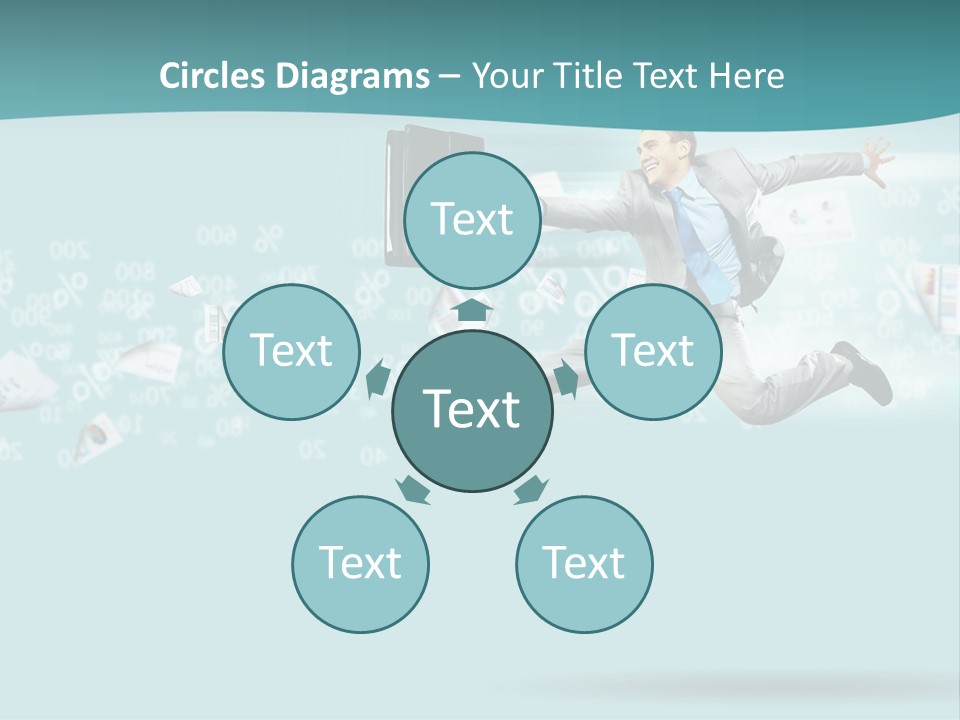 Paper Executive Economic PowerPoint Template