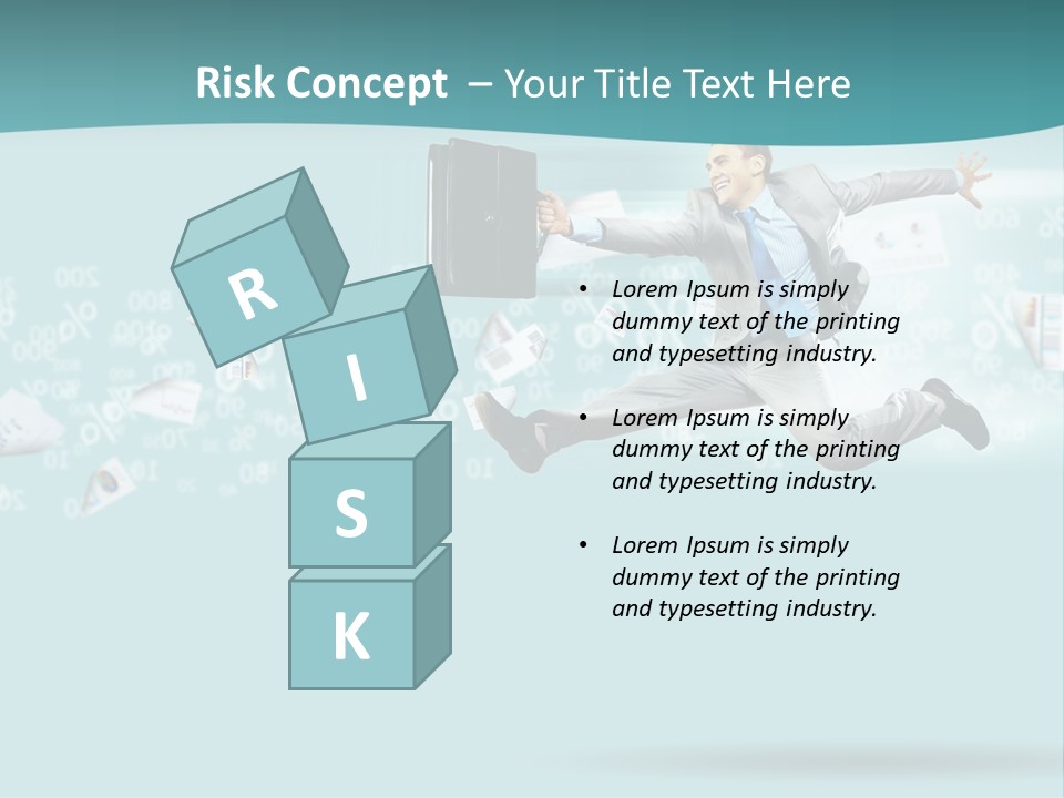Paper Executive Economic PowerPoint Template