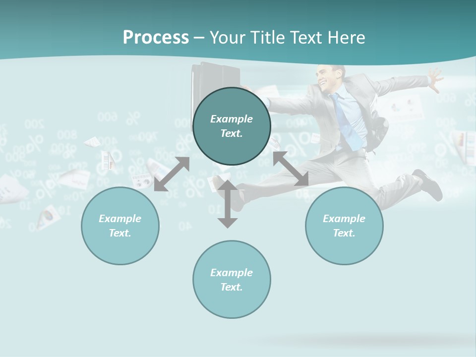 Paper Executive Economic PowerPoint Template
