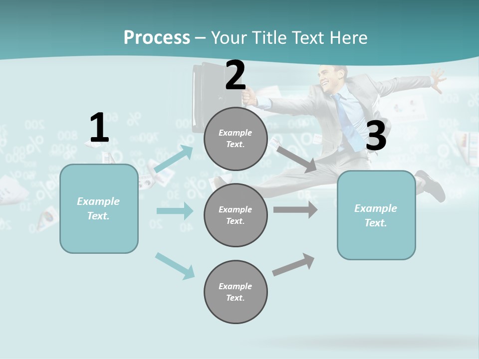 Paper Executive Economic PowerPoint Template