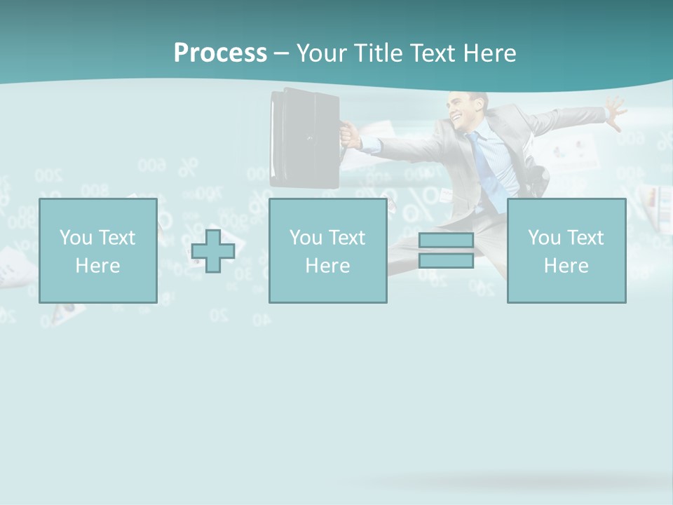 Paper Executive Economic PowerPoint Template