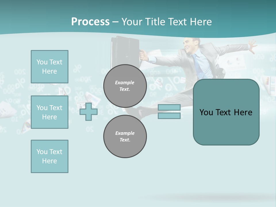 Paper Executive Economic PowerPoint Template