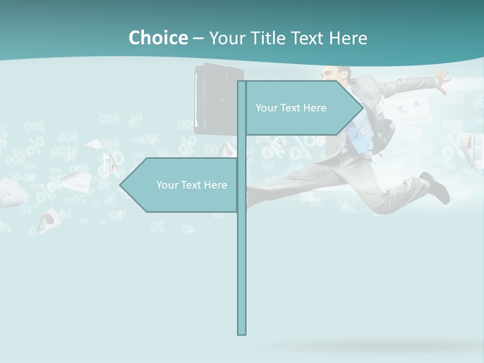 Paper Executive Economic PowerPoint Template